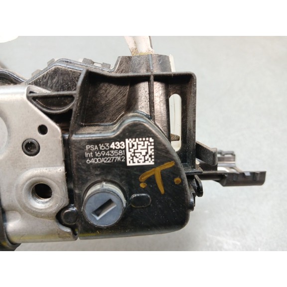 Recambio de cerradura puerta delantera derecha para toyota proace verso referencia OEM IAM 16943581 psa163433 6 pines