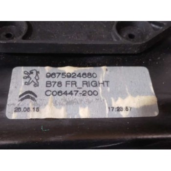 Recambio de elevalunas delantero derecho para citroën c4 picasso intensive referencia OEM IAM 9675924680 ELÉCTRICO 6 PINES