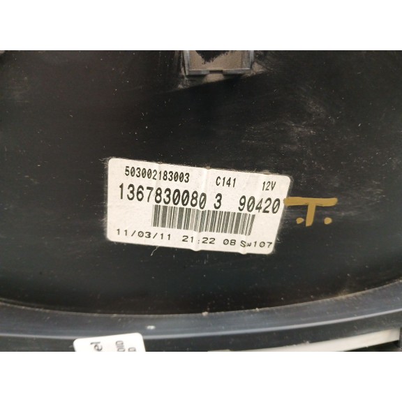 Recambio de cuadro instrumentos para fiat fiorino 1.3 16v jtd cat referencia OEM IAM 1367830080  