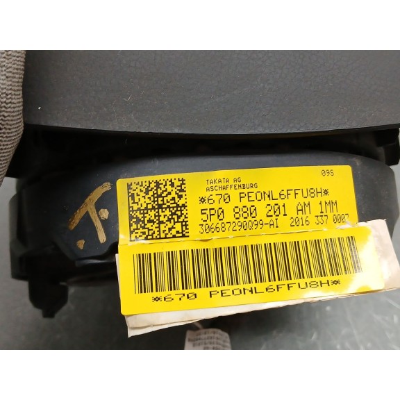 Recambio de airbag delantero izquierdo para seat altea xl (5p5) reference referencia OEM IAM 5p0880201am  