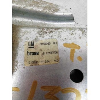 Recambio de elevalunas trasero derecho para opel astra j sports tourer cosmo referencia OEM IAM 13350763 911718106 7 PINS