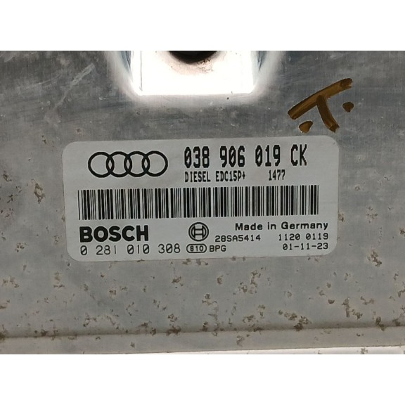 Recambio de centralita motor uce para audi a3 (8l1) 1.9 tdi referencia OEM IAM 038906019ck 0281010308 