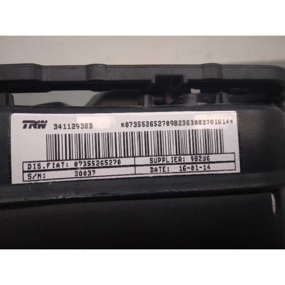 Recambio de airbag delantero izquierdo para citroën nemo nivel b referencia OEM IAM 34112938B  