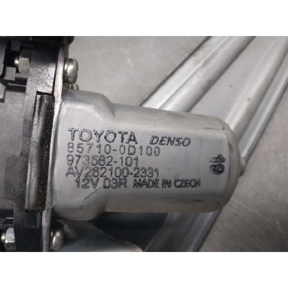 Recambio de elevalunas trasero izquierdo para toyota yaris active referencia OEM IAM 857100D100  6 PINS