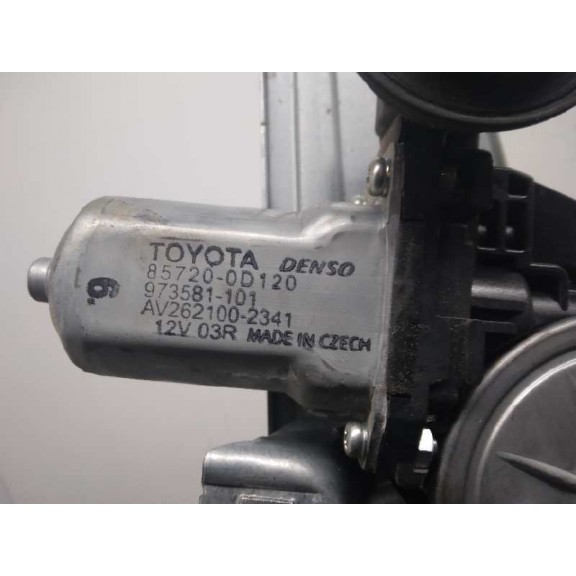 Recambio de elevalunas trasero derecho para toyota yaris active referencia OEM IAM 857200D120 973581101 6 PINS