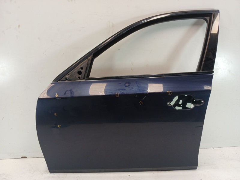 Recambio de puerta delantera izquierda para bmw serie 5 berlina (e60) 530d referencia OEM IAM  AZUL OSCURO 