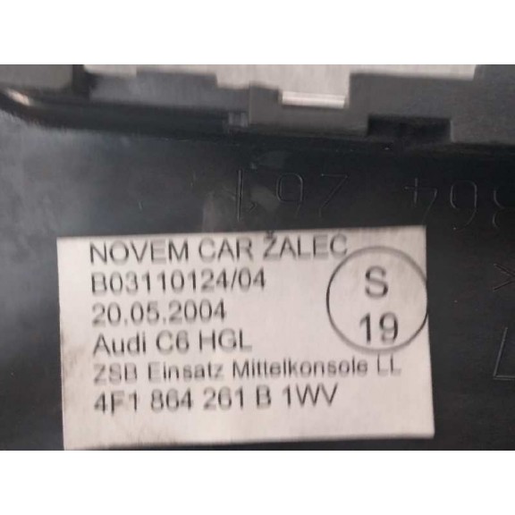 Recambio de consola central para audi a6 berlina (4f2) 3.0 tdi quattro (165kw) referencia OEM IAM 4F1864261B  