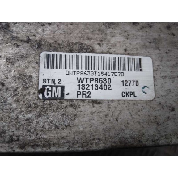 Recambio de intercooler para opel astra h ber. cosmo referencia OEM IAM 13213402  