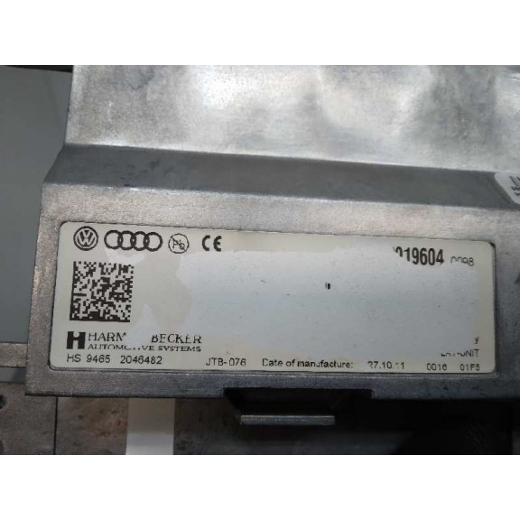 Recambio de sistema navegacion gps para audi a4 ber. (b8) básico referencia OEM IAM 8T0919604 PANTALLA 