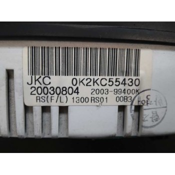 Recambio de cuadro instrumentos para kia carens 2.0 turbodiesel cat referencia OEM IAM 200399400K 200399400K 