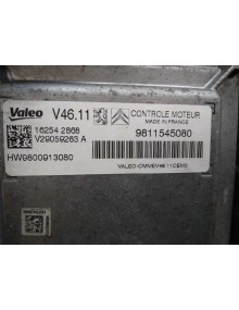 Recambio de centralita motor uce para citroën c4 cactus feel referencia OEM IAM 9811545080   2