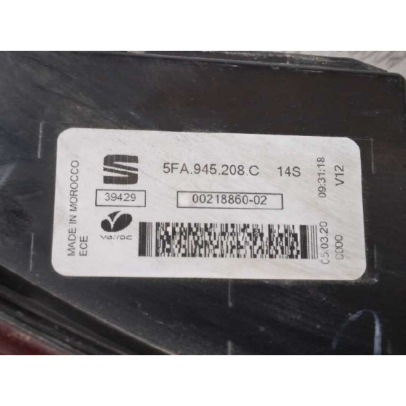 Recambio de piloto trasero derecho para seat leon (kl1) xcellence referencia OEM IAM 5FA945208C ROCE 