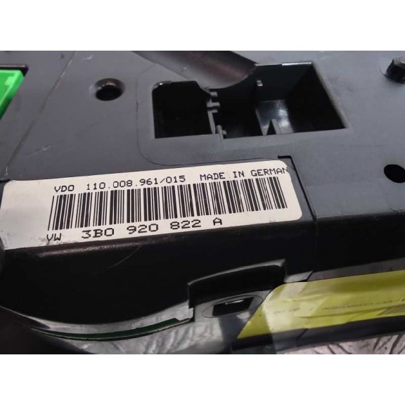 Recambio de cuadro instrumentos para volkswagen passat berlina (3b2) comfortline referencia OEM IAM 3B0920822A  