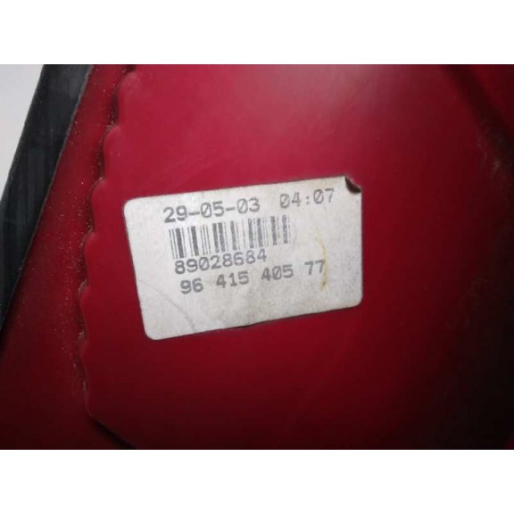 Recambio de piloto trasero derecho para peugeot 206 sw x-line referencia OEM IAM 9641540577  