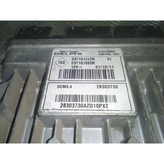 Recambio de centralita motor uce para renault twingo dynamique referencia OEM IAM 237101312R  