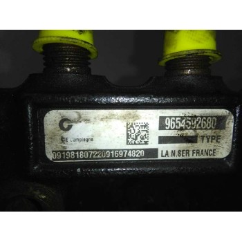 Recambio de rampa inyectora para peugeot bipper básico referencia OEM IAM 9654592680  