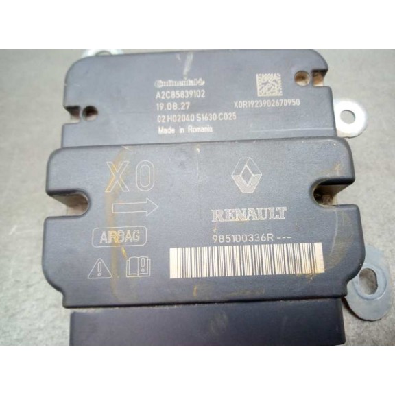 Recambio de centralita airbag para dacia dokker essential referencia OEM IAM 985100336R  