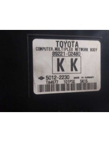 Recambio de caja reles / fusibles para toyota auris hybrid active referencia OEM IAM 8922102480 50122230  2