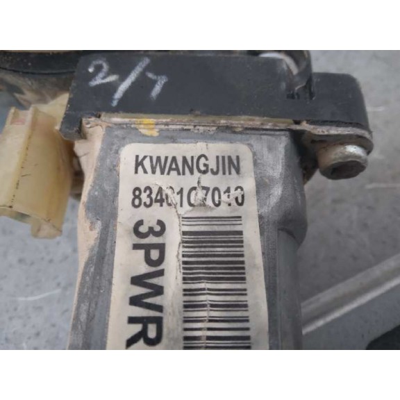 Recambio de elevalunas trasero izquierdo para hyundai i20 basis blue referencia OEM IAM 8340107010 2 PINES 