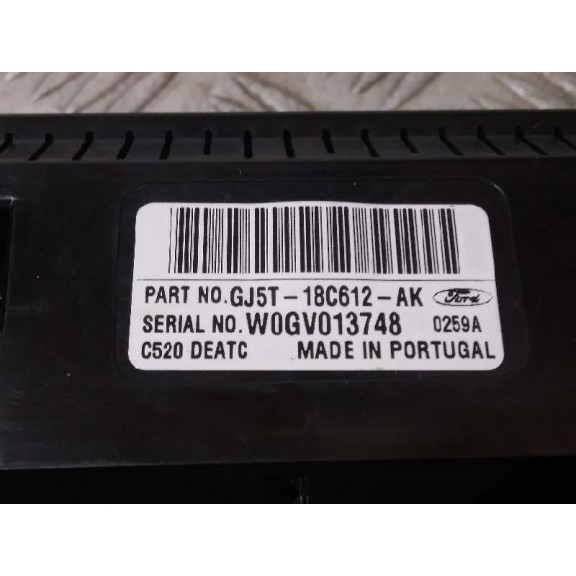 Recambio de mando climatizador para ford kuga (cbs) 1.5 ecoboost cat referencia OEM IAM GJ5T18C612AK  