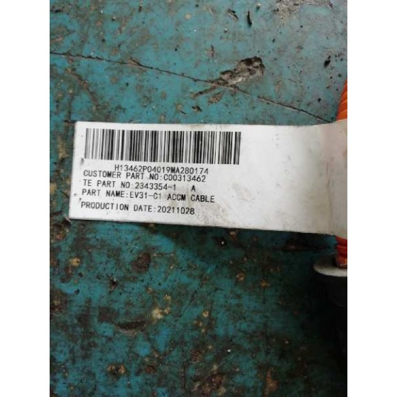 Recambio de cable para maxus edeliver 3 (modelo) referencia OEM IAM C00313462 DE COMPRESOR 23433541