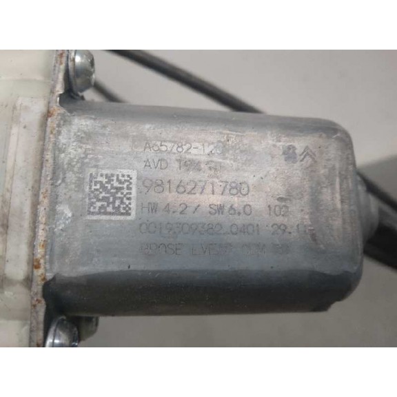 Recambio de elevalunas delantero derecho para peugeot 308 business line 130 referencia OEM IAM 9816271780 ELÉCTRICO 6 PINES 