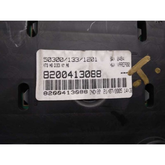 Recambio de cuadro instrumentos para renault vel satis (bj0) 2.2 dci turbodiesel referencia OEM IAM 8200413088  