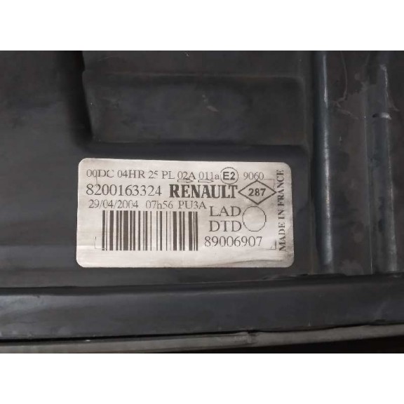 Recambio de faro derecho para renault laguna ii grandtour (kg0) dynamique referencia OEM IAM 8200163324 XENON 89006907