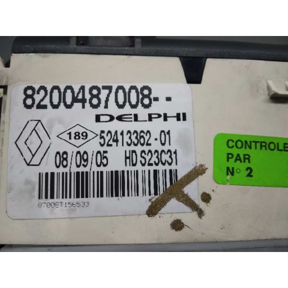 Recambio de mando calefaccion / aire acondicionado para renault vel satis (bj0) 2.2 dci turbodiesel referencia OEM IAM 820048700