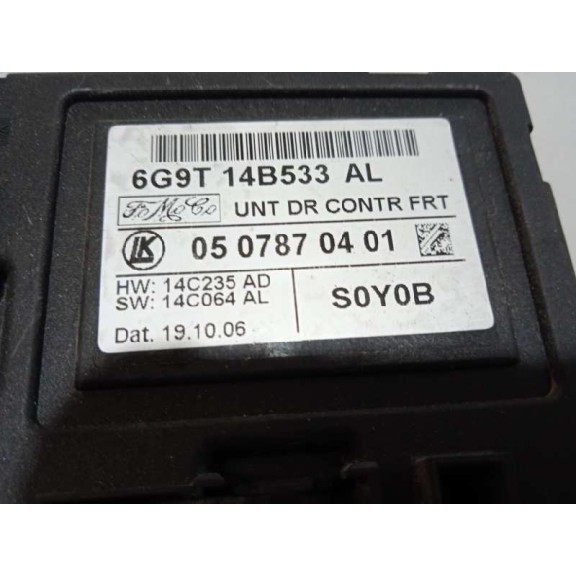 Recambio de modulo electronico para ford s-max (ca1) titanium referencia OEM IAM 6G9T14B533AL PUERTA DELANTERA IZQUIERDA