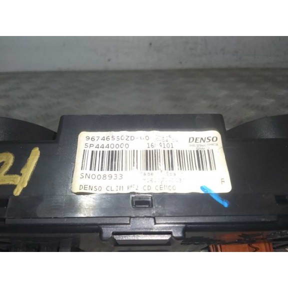 Recambio de mando climatizador para citroën c-elysée exclusive referencia OEM IAM 96746550ZD00  