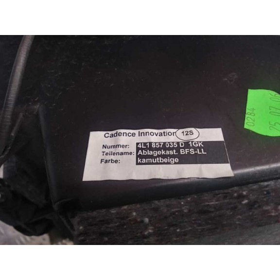 Recambio de guantera para audi q7 (4l) 3.0 tdi referencia OEM IAM 4L1857035D  