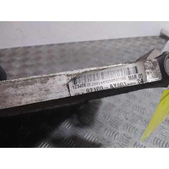 Recambio de condensador / radiador aire acondicionado para nissan micra (k12e) acenta referencia OEM IAM 92100AY601  