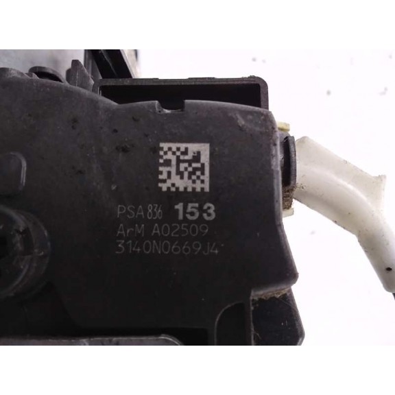 Recambio de cerradura puerta delantera izquierda para citroën c3 sx referencia OEM IAM PSA836153 9683615380 6 PINS