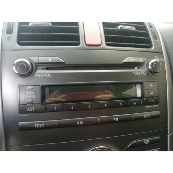 Recambio de sistema audio / radio cd para toyota auris luna referencia OEM IAM   