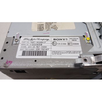 Recambio de sistema audio / radio cd para ford c-max (cb3) ambiente referencia OEM IAM 7M5T18C939CF SONY 