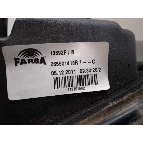 Recambio de piloto trasero derecho interior para renault fluence z.e. dynamique referencia OEM IAM 265501413R  