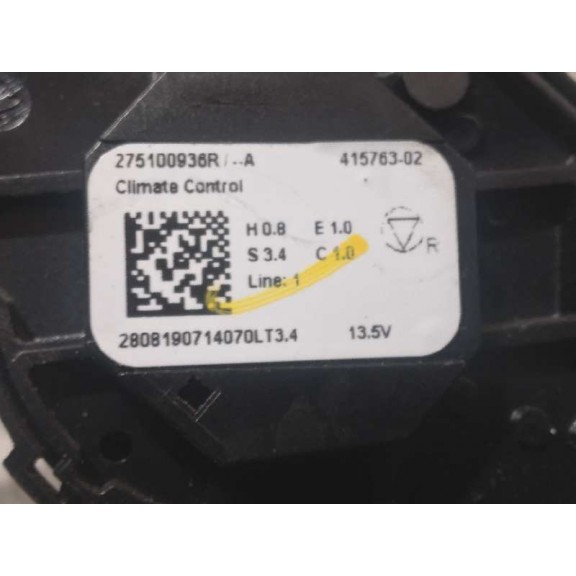 Recambio de mando climatizador para renault clio v r.s. line referencia OEM IAM 275100936R  