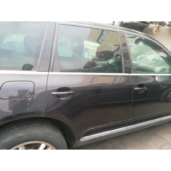 Recambio de puerta trasera derecha para volkswagen touareg (7la) tdi r5 referencia OEM IAM 7L0833056M PANEL NEGRO 7L0833056M