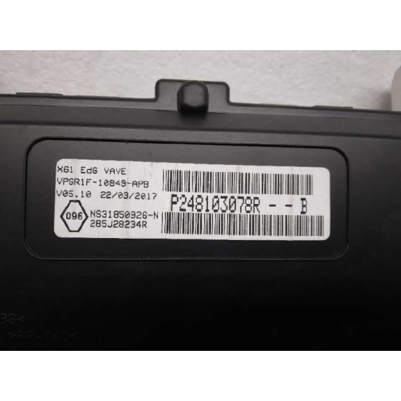 Recambio de cuadro instrumentos para renault kangoo furgón compact professional referencia OEM IAM P248103078R 248103078R 