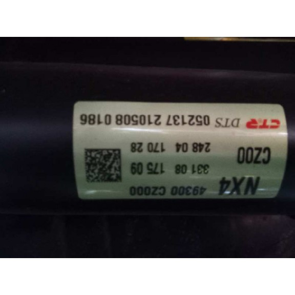 Recambio de transmision central para hyundai tucson 1.6 hybrid 4x4 referencia OEM IAM 49300CZ000 210 LARGO 