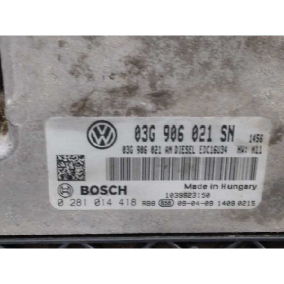 Recambio de centralita motor uce para seat altea (5p1) stylance / style referencia OEM IAM 03G906021SN 0281014418 