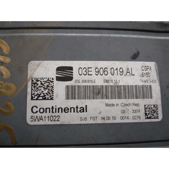 Recambio de centralita motor uce para seat ibiza sc (6j1) reference referencia OEM IAM 03E906019AL  