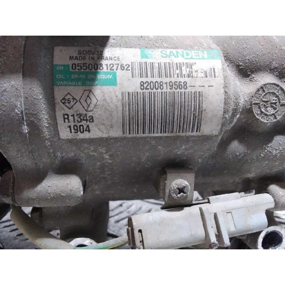 Recambio de compresor aire acondicionado para renault grand modus authentique referencia OEM IAM 8200819568 8200578856 820035717