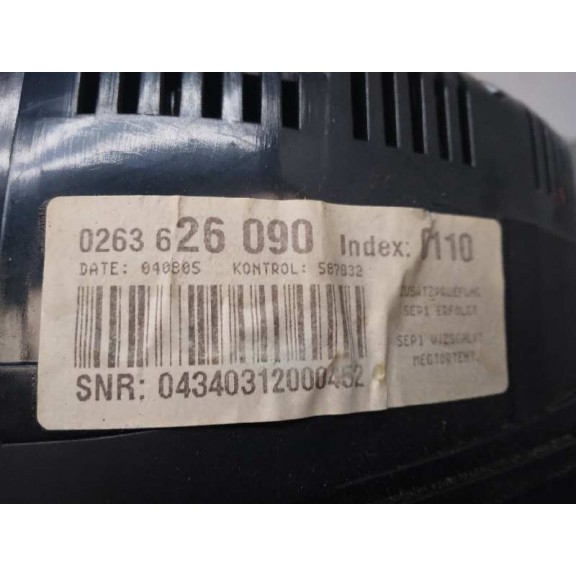 Recambio de cuadro instrumentos para audi a4 avant (8e) 2.0 tdi referencia OEM IAM 0263626090  