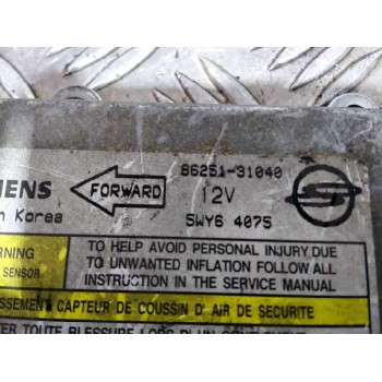 Recambio de centralita airbag para ssangyong actyon 200 xdi referencia OEM IAM 8625131040  