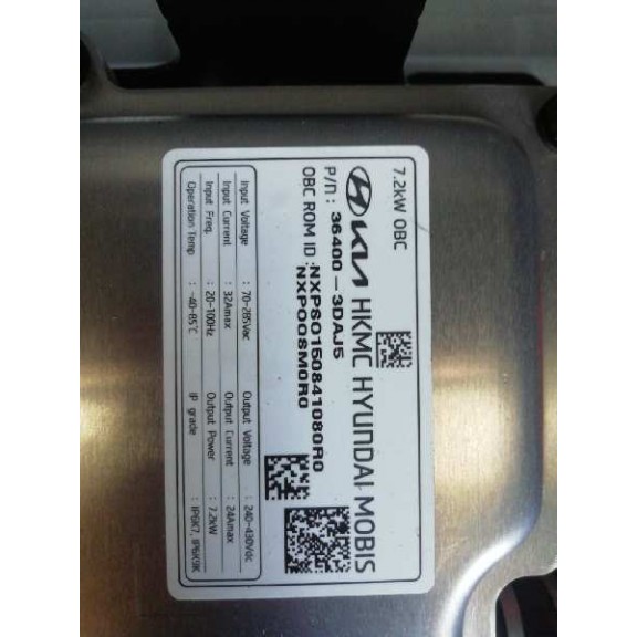 Recambio de bateria para hyundai tucson 1.6 hybrid 4x4 referencia OEM IAM 364003DAJ5 9.657KM 