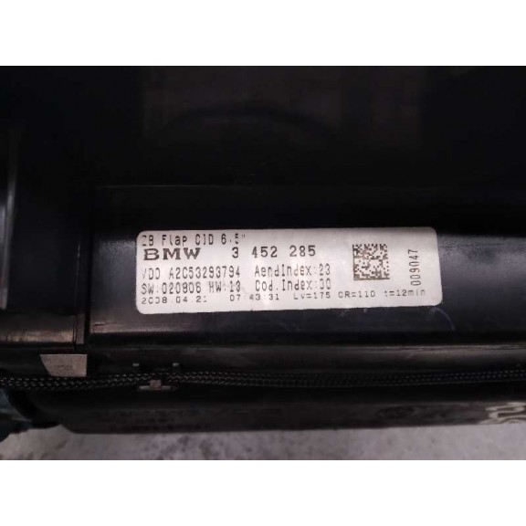 Recambio de sistema audio / radio cd para bmw x3 (e83) 2.0d referencia OEM IAM 3452285 PANTALLA 