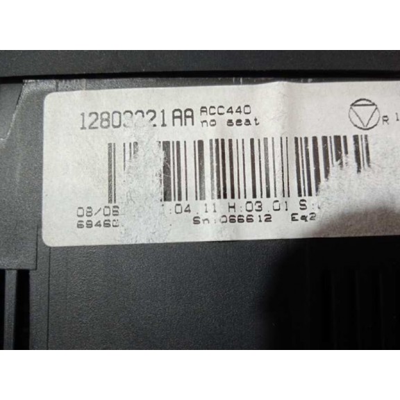 Recambio de mando climatizador para saab 9-3 berlina 1.8 t anniversary referencia OEM IAM 12803221AA  