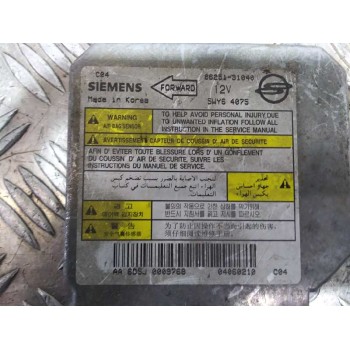 Recambio de centralita airbag para ssangyong actyon 200 xdi referencia OEM IAM 8625131040  